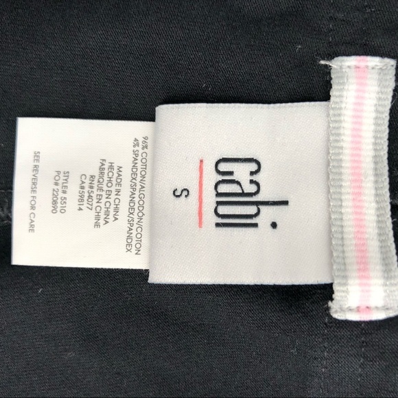 CABI 5510 Centered Skirted M'Leggings Modest Skirted Legging Black Stretch Comfy - Picture 6 of 8